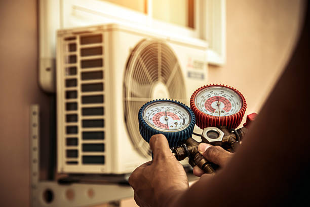 Professional Ductwork Repair technician working in Hyde Park, PA